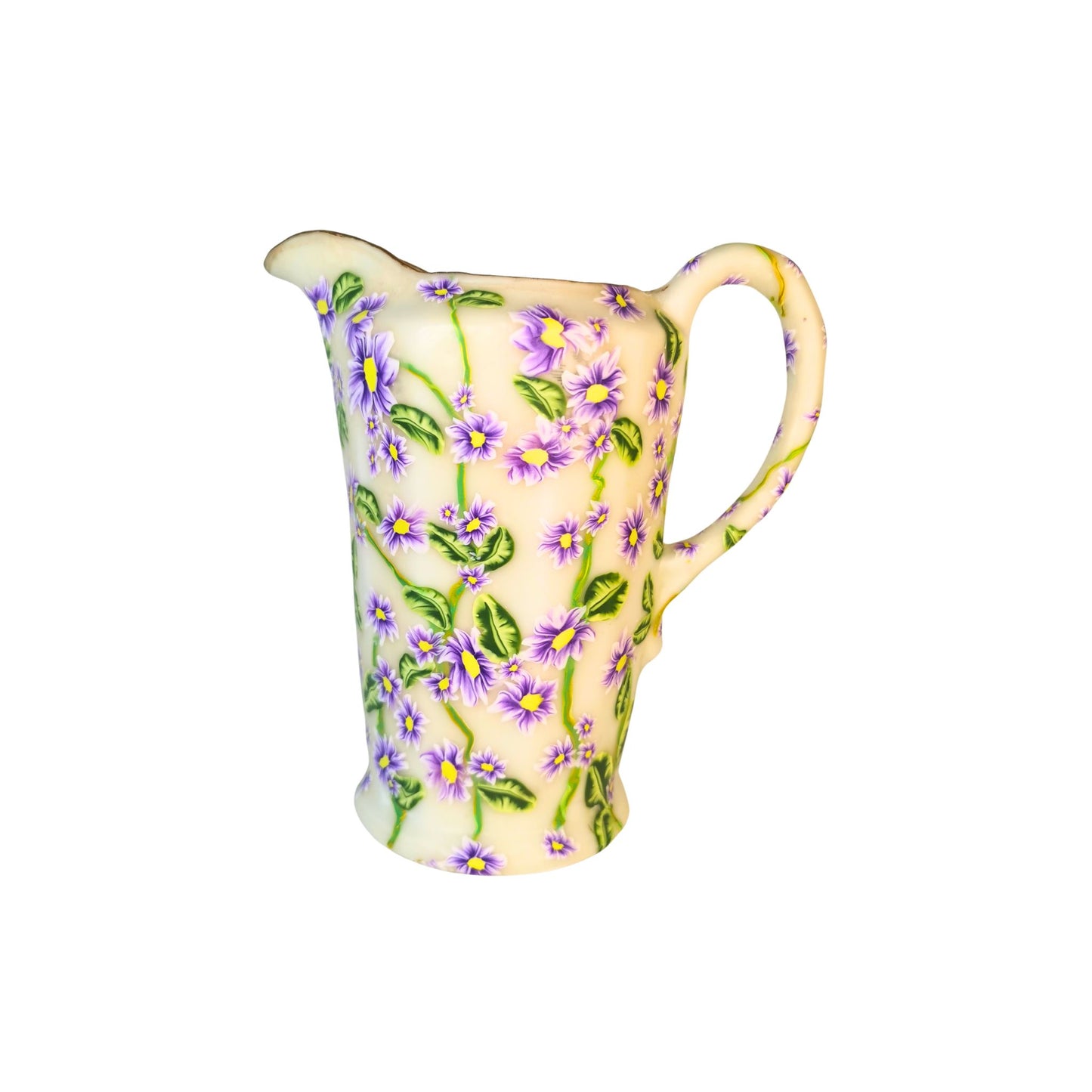 Romantic water pitcher or vase