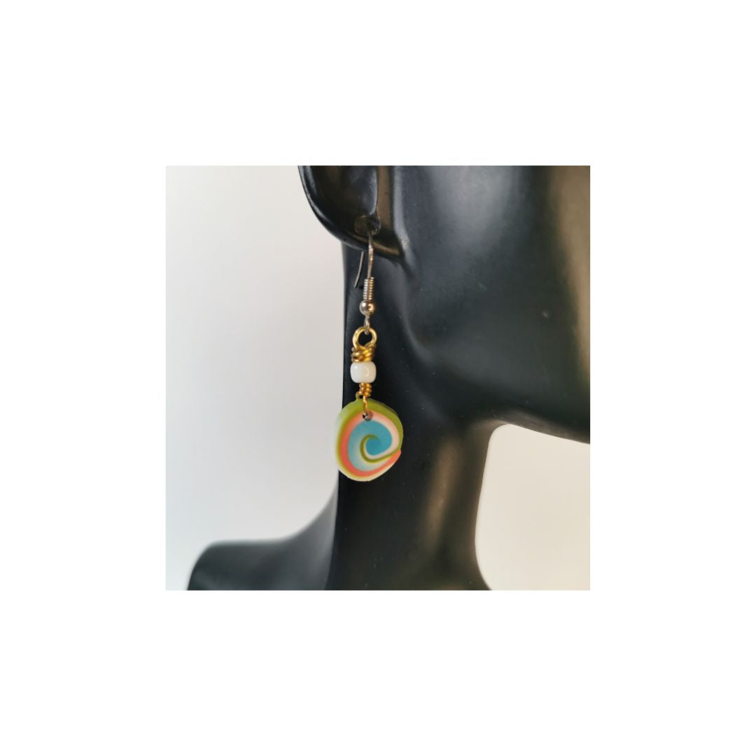 Colorful dangling  earrings