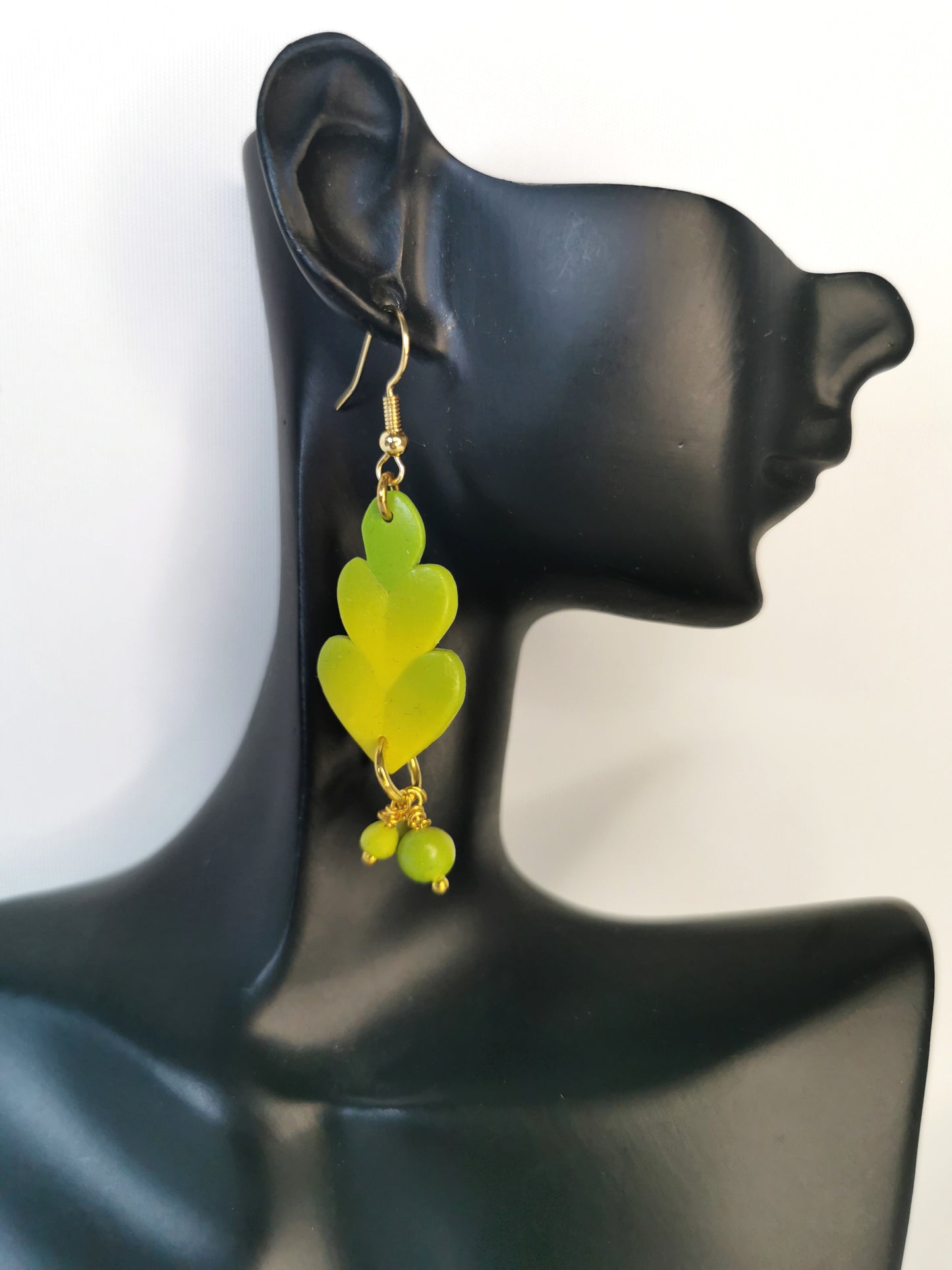 Leaf-Shaped Earrings