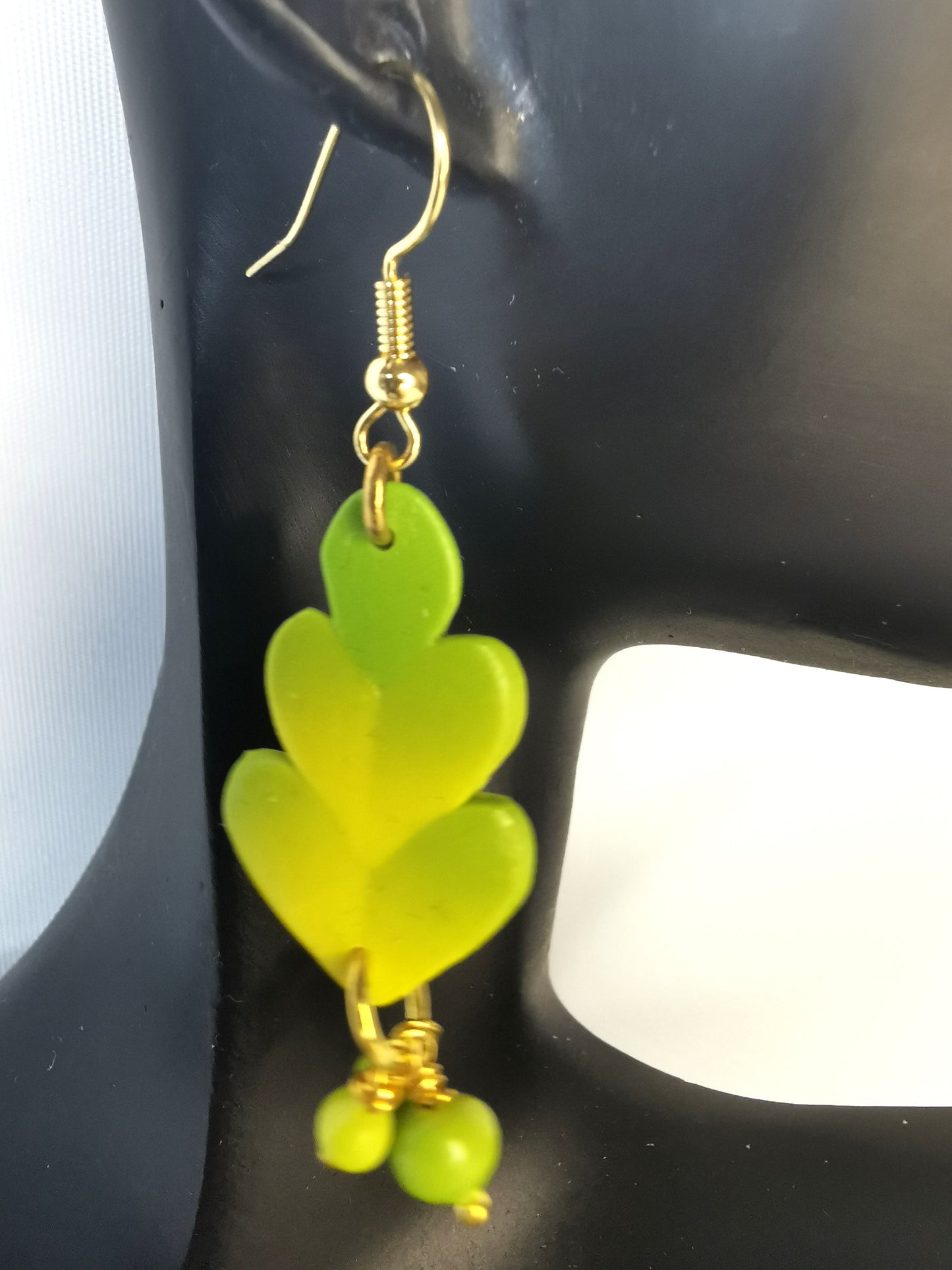 Leaf-Shaped Earrings