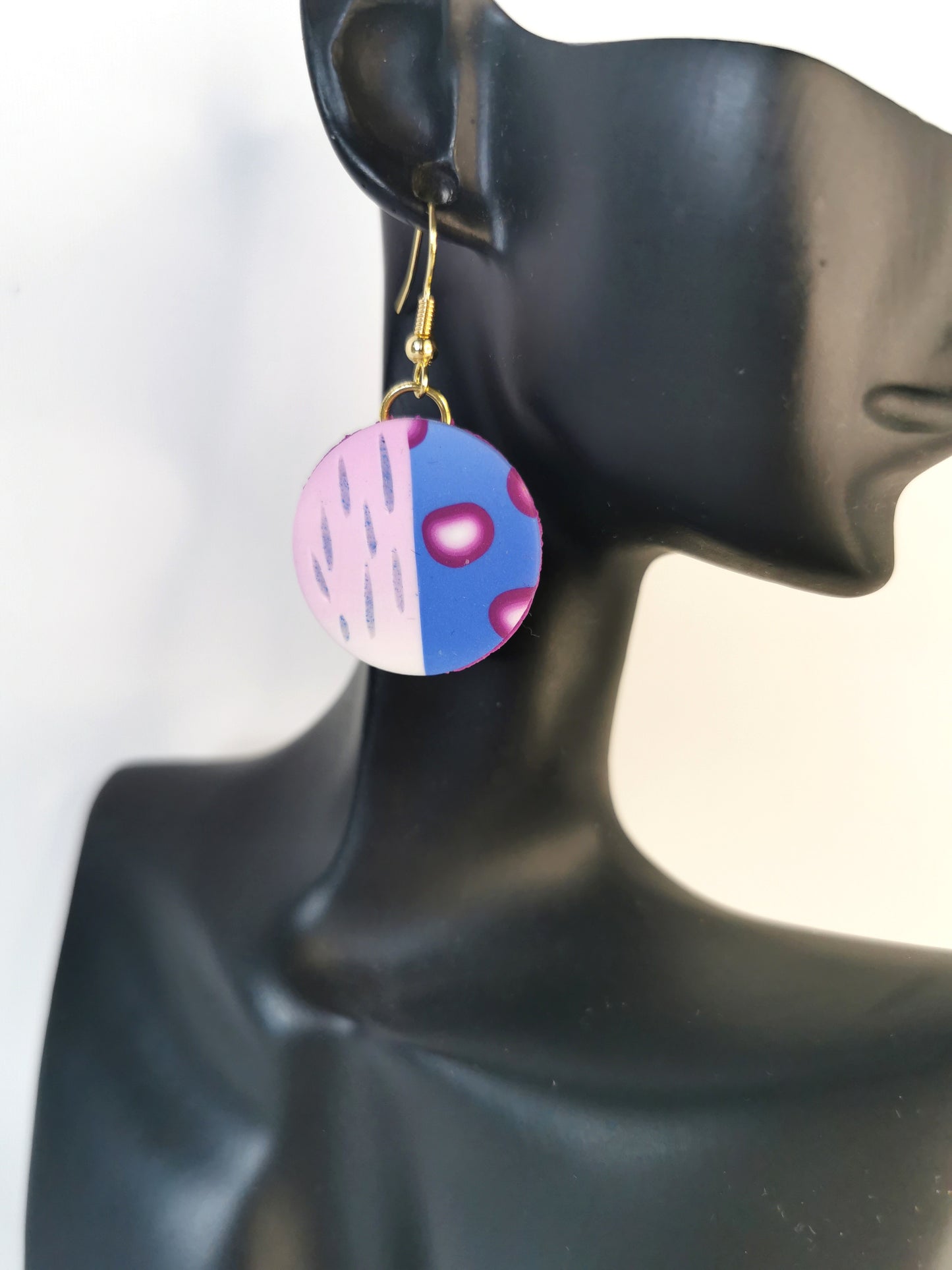 Colorful Round Earrings