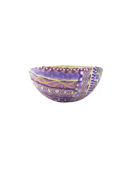 Pink and purple bowl