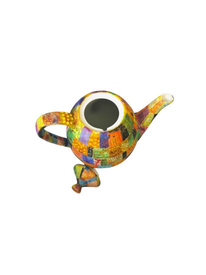 Teapot in patchwork design