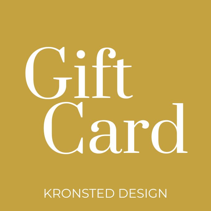 Gift Card for Kronsted Design