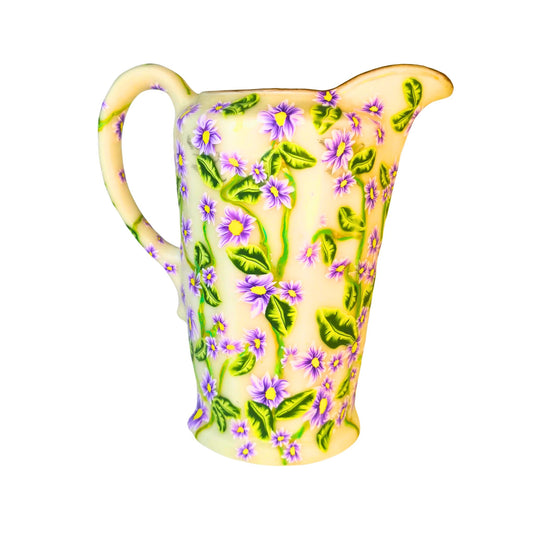 Romantic water pitcher or vase